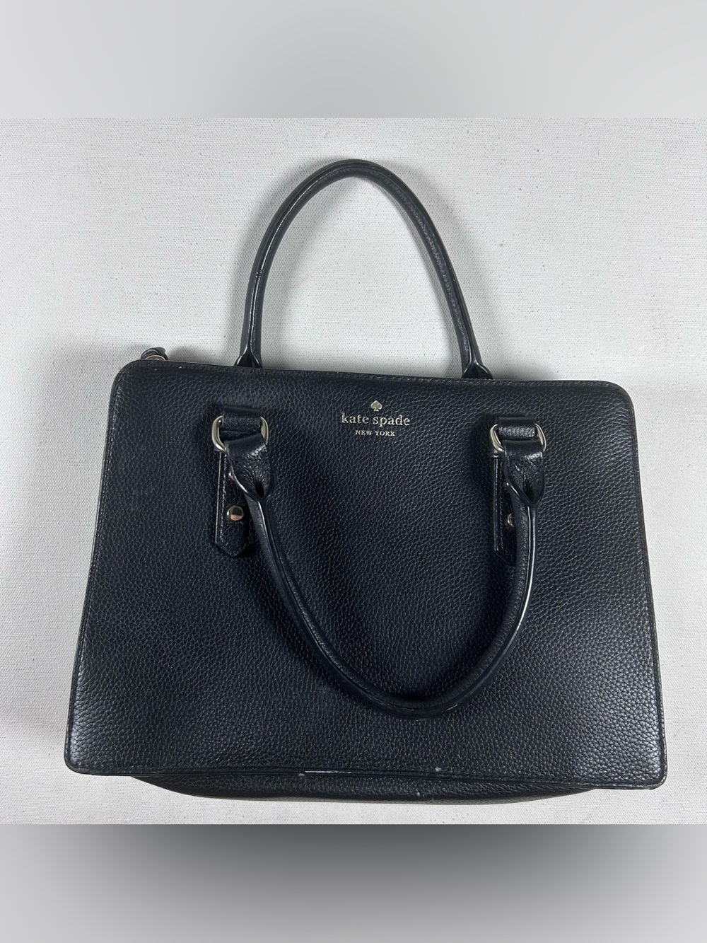 Kate Spade New York Lise Mulberry Black Leather SATCHEL